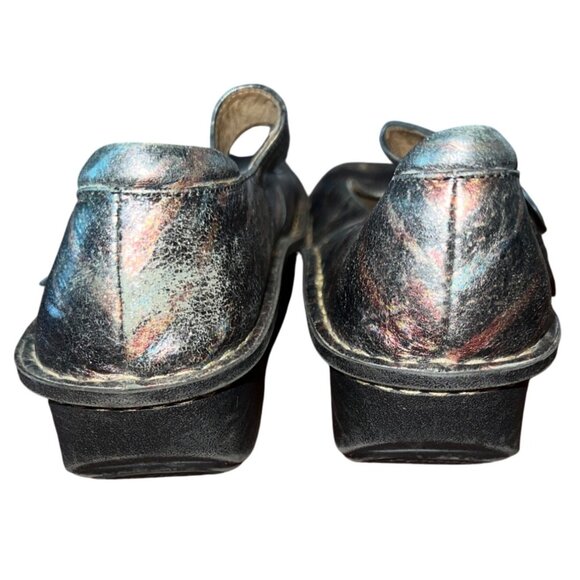 Alegria Paloma Metallic Leather Striped Mary Jane Shoes Size 10.5-11 - Picture 4 of 8